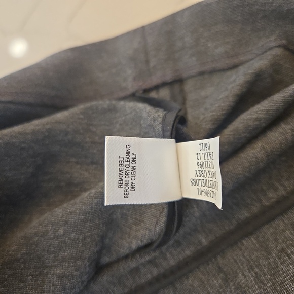 Banana Republic Short Sleeve Belted Stretch Midi Sheath Dress Gray Size 4 - Picture 10 of 10